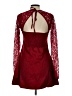 Unbranded Burgundy Red Cocktail Dress Size L - photo 2