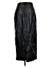 Pixie Market 100% Polyurethane Black Faux Leather Skirt Size L - photo 2