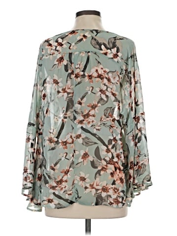 Pink Blush 3/4 Sleeve Blouse (view 2)