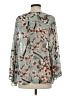 Pink Blush 100% Polyester Green 3/4 Sleeve Blouse Size S - photo 2