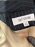 Suit Studio Stripes Black Blazer Size 10 - photo 6