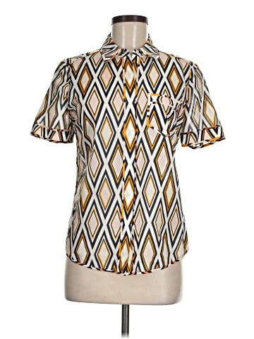 Tory Burch Short Sleeve Button-Down Shirt (view 1)