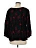 Britt Ryan 100% Silk Black 3/4 Sleeve Silk Top Size M - photo 2
