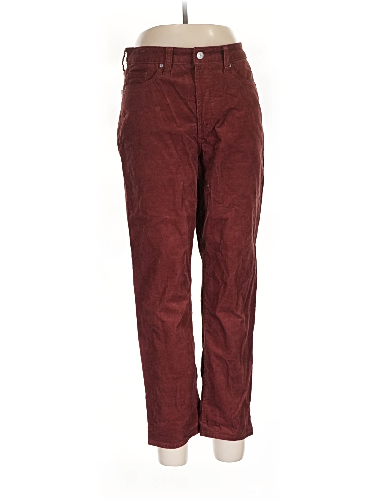 Pre-owned Old Navy Casual Pants In Burgundy