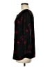 Britt Ryan 100% Silk Black 3/4 Sleeve Silk Top Size M - photo 5
