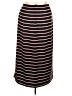 Almost Famous Stripes Black Casual Skirt Size 2X - photo 1