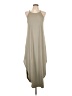 Bluheaven Solid Gray Casual Dress Size L - photo 1