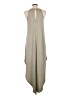 Bluheaven Solid Gray Casual Dress Size L - photo 2