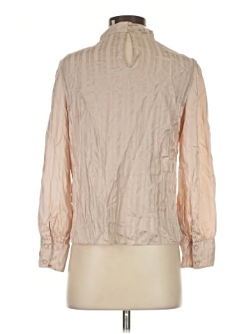 Rebecca Taylor Long Sleeve Silk Top (view 2)