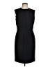 Larry Levine Solid Black Cocktail Dress Size 8 - photo 1