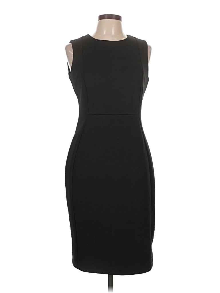 Pre-owned Calvin Klein Cocktail Dress In Black