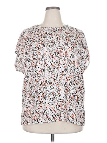 Halogen Short Sleeve Blouse (view 1)