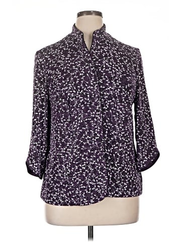 Alex Evenings 3/4 Sleeve Blouse (view 1)