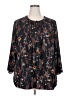 Daniel Rainn Black 3/4 Sleeve Blouse Size 2X - photo 1