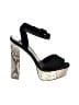 Schutz Animal Print Black Heels Size 9 - photo 1