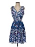 Matthew Williamson 100% Polyester Paisley Blue Cocktail Dress Size 2 - photo 1
