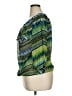 Cato 100% Polyester Green 3/4 Sleeve Blouse Size XL - photo 5