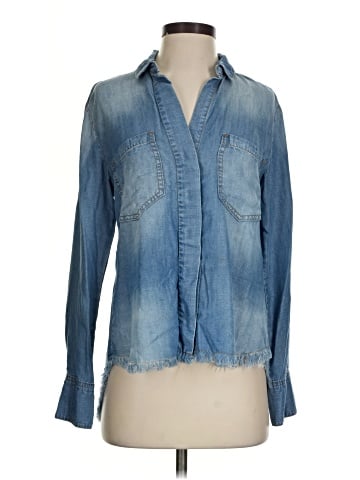 Cloth & Stone Long Sleeve Button Down Shirt - front