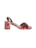 Lost Ink Print Pink Sandals Size EU 37 - photo 1