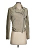ALLSAINTS 100% Leather Solid Gray Tan Leather Jacket Size 4 - photo 1