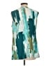 JM Collection Teal Sleeveless Blouse Size L - photo 2