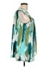 JM Collection Teal Sleeveless Blouse Size L - photo 4