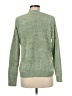 Topshop 100% Polyester Solid Green Pullover Sweater Size 6 - photo 2