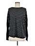 French Connection 100% Acrylic Stripes Black Pullover Sweater Size M - photo 1