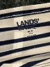 Lands' End Stripes White Casual Dress Size M (petite) - photo 6