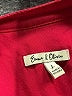 Emma & Olivia 100% Polyester Red Sleeveless Blouse Size L - photo 7