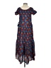 Printfresh 100% Cotton Paisley Blue Casual Dress Size XS - photo 2