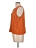 Daniel Rainn 100% Rayon Orange Sleeveless Blouse Size L - photo 5