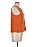Daniel Rainn 100% Rayon Orange Sleeveless Blouse Size L - photo 4