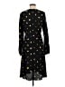 Diane von Furstenberg 100% Viscose Print Black Casual Dress Size 8 - photo 2