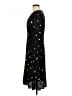 Diane von Furstenberg 100% Viscose Print Black Casual Dress Size 8 - photo 5