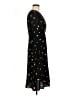 Diane von Furstenberg 100% Viscose Print Black Casual Dress Size 8 - photo 4