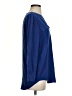 Joie 100% Silk Solid Blue Long Sleeve Silk Top Size S - photo 4