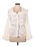 Kenar Ivory Long Sleeve Blouse Size XL - photo 1