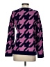Tyler Boe Houndstooth Purple Pullover Sweater Size S - photo 2