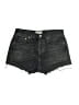 AGOLDE Stars Black Denim Shorts Size 26 waist - photo 1