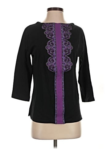 Bob Mackie 3/4 Sleeve Top (view 1)