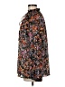 H&M Floral Black Long Sleeve Blouse Size M - photo 5