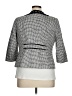 Marina Luna Houndstooth Silver Ivory Blazer Size XL - photo 2