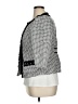 Marina Luna Houndstooth Silver Ivory Blazer Size XL - photo 5