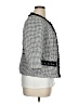 Marina Luna Houndstooth Silver Ivory Blazer Size XL - photo 4