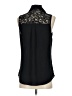 Express 100% Polyester Black Sleeveless Blouse Size XS - photo 2