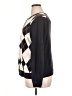 Lands' End 100% Baumwolle Argyle Black Cardigan Size 1X - photo 5