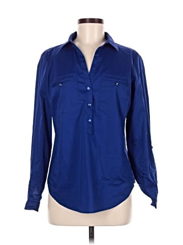 7th Avenue Design Studio New York & Company Long Sleeve Blouse (view 1)