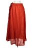 LOFT Beach Solid Red Casual Skirt Size XS - photo 2