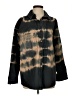 Topshop Tie-dye Black Coat Size 4 - photo 1